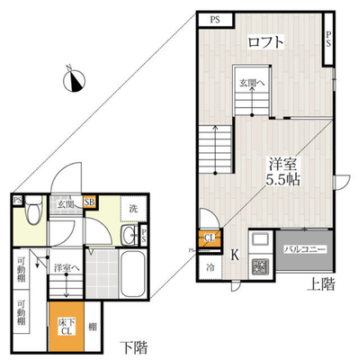 ＣＢ香椎フィオーレの間取り