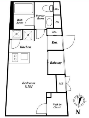 ケーディーエックスレジデンス下馬（KDXレジデンス下馬）の間取り