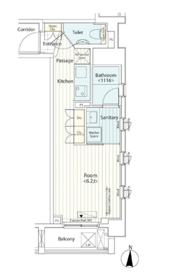 カスタリア菊川の間取り