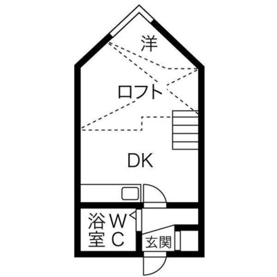 コンパクトな暮らしの間取り図