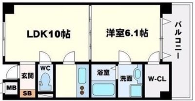 クレセント千里中央の間取り