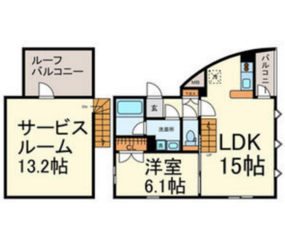 マイルストーンズ（MILES TONES）の間取り