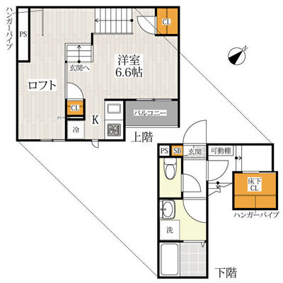 ＣＢ箱崎ブルームの間取り