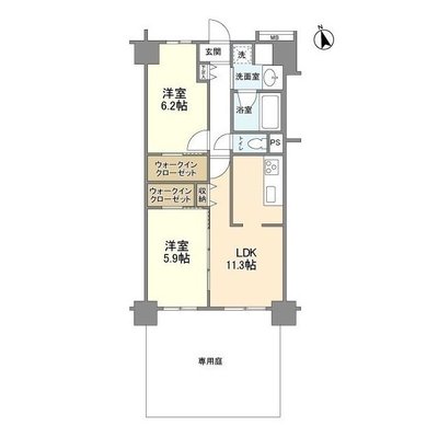 JP noie 吹田垂水の間取り図