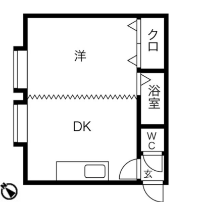 区切って彩っての間取り図