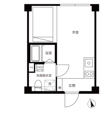 イルドコリーヌ成増の間取り