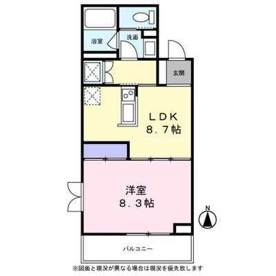 こぐまカフェの間取り図