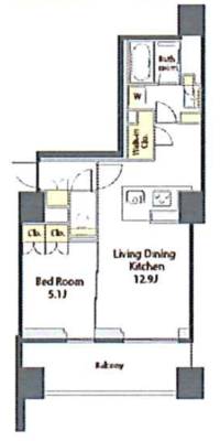 プライムメゾン江古田の杜ウェストの間取り