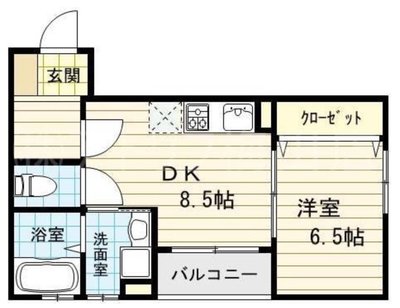 天窓下の特等席の間取り図