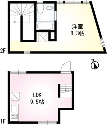 ＥＢＩＳＵ　ＦＯＬＩＯ　Ａｃｔ．３の間取り