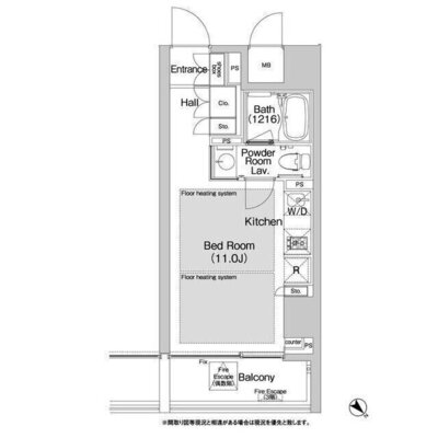 BPRレジデンス渋谷の間取り