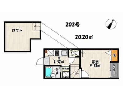 ココナッツパーム博多駅前の間取り