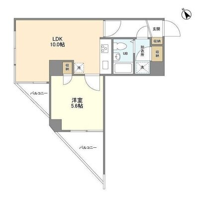 FUKASAWA614マンションの間取り