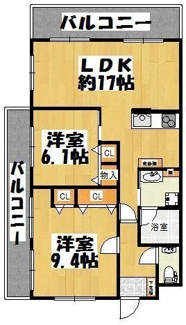 ロイヤルマンション大濠301号室 福岡県福岡市中央区 唐人町 2ldk 福岡のリノベーション デザイナーズ賃貸ならグッドルーム Goodroom
