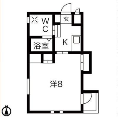 ノヴェル黒門の間取り