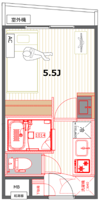 リフィオ二子玉川【TOMOS】の間取り