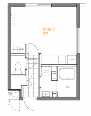 ハムレット笹塚の間取り