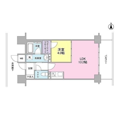 ブリリアント同心の間取り