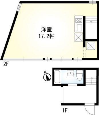 ＥＢＩＳＵ　ＦＯＬＩＯ　Ａｃｔ．３の間取り