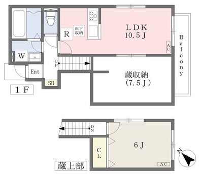 アヴェニールの間取り
