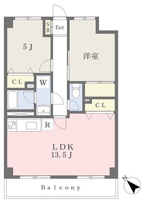 リバーサイドＷＡＣＯの間取り