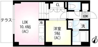 セリシエール神楽坂南町の間取り