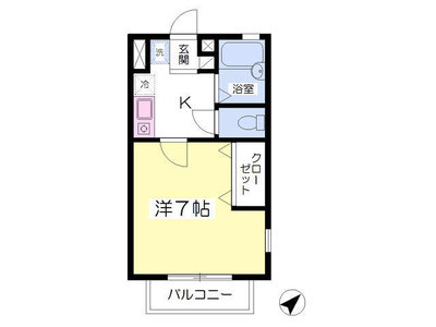 エスコートＢ館の間取り