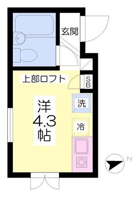 アスパイア上落合Ｃの間取り
