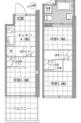 ミッドスクエア難波の間取り