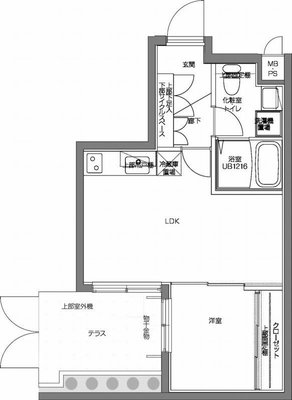 パティーナV代々木上原の間取り