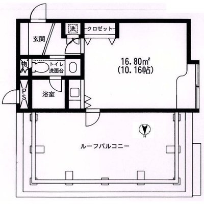 原宿東急アパートメントの間取り
