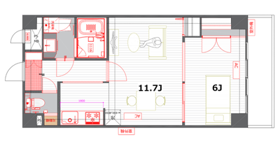 クリエール志木の間取り