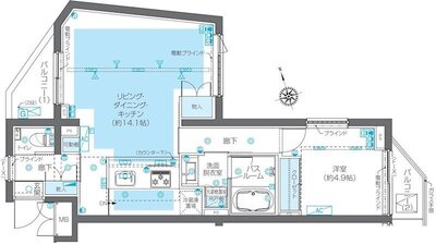 ZOOM広尾の間取り
