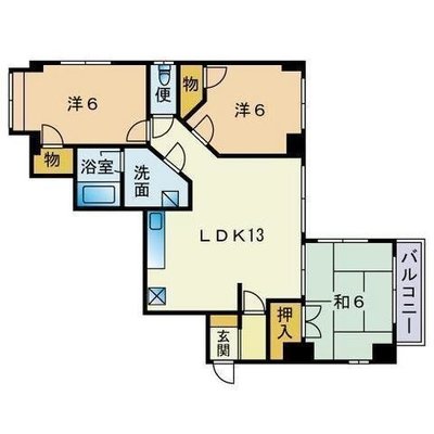 パークアベニュー桜坂の間取り