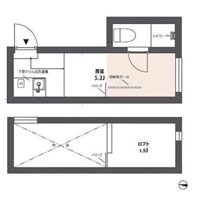 フロイデ阿佐ヶ谷の間取り