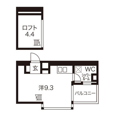 是空難波西(是空NAMBA NISHI)の間取り
