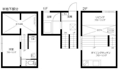 MOKKU HOUSEの間取り