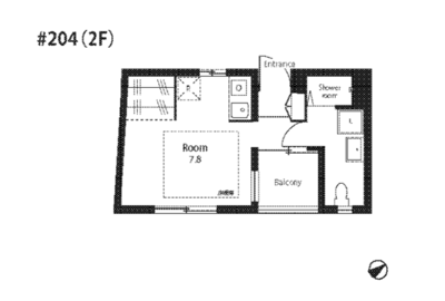 アパートメントふじの間取り