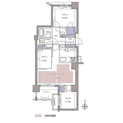 ディームス横濱青木町の間取り