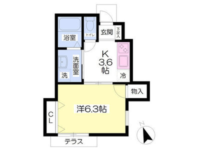 メゾン東野の間取り