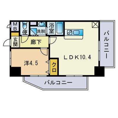 HF平尾レジデンスの間取り