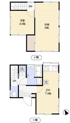府中市住吉町１丁目戸建の間取り