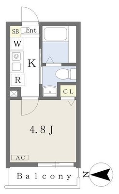 メルディア野方の間取り