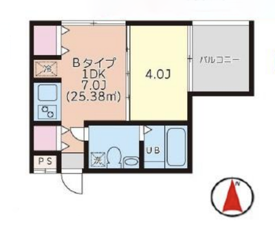 アートフル中井の間取り
