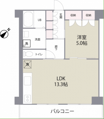 カーサ・リナート山王の間取り