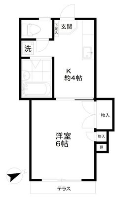 ビスタメサ吉祥寺の間取り