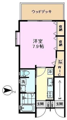 グランドール三鷹の間取り