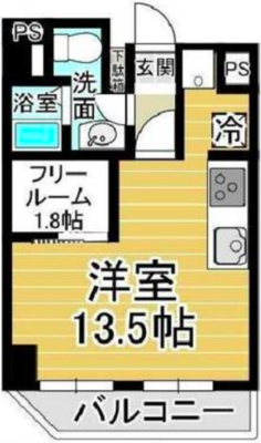 カセッティ新町の間取り