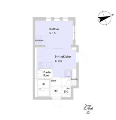 SOU高円寺Ⅱ（ソウ高円寺ツー）の間取り