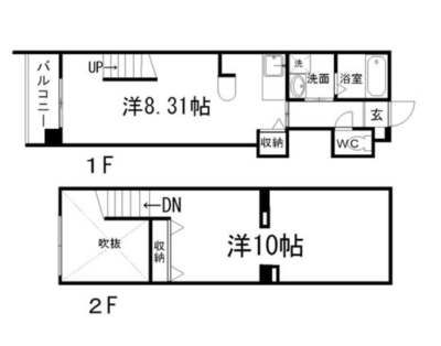 ラ・クラッセ竹下の間取り